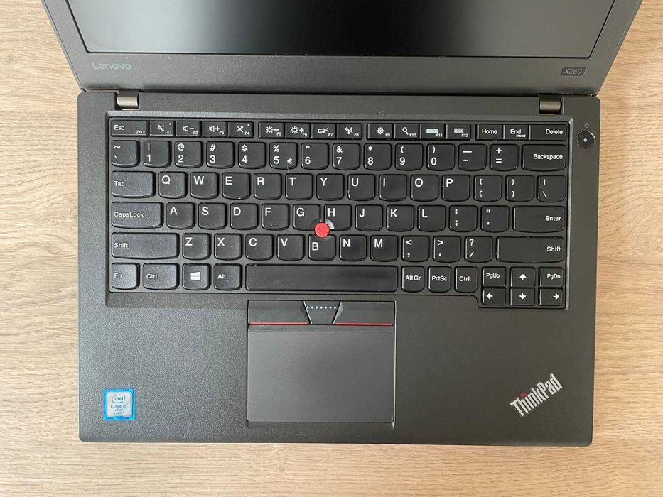 Ноутбук Lenovo ThinkPad X260 / Core i5-6300U / 8GB / 256GB SSD / 12.5" / два слоти під батарею — б/у з Європи