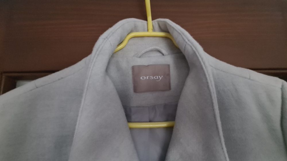 Szary płaszcz Orsay