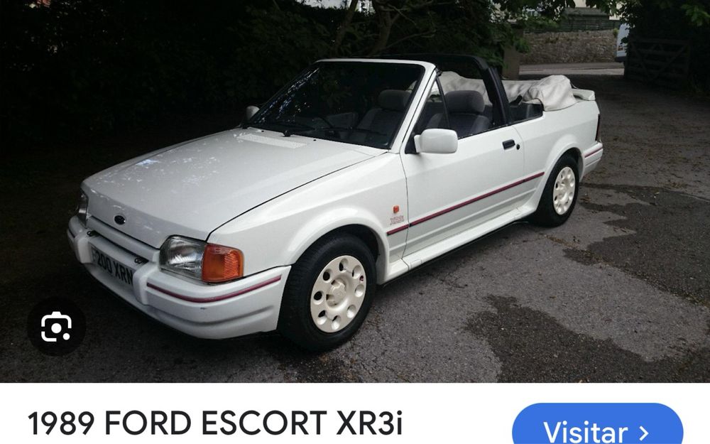 Set 4 tampões de roda 14’ Ford Escort XR3i  Cabrio mk4