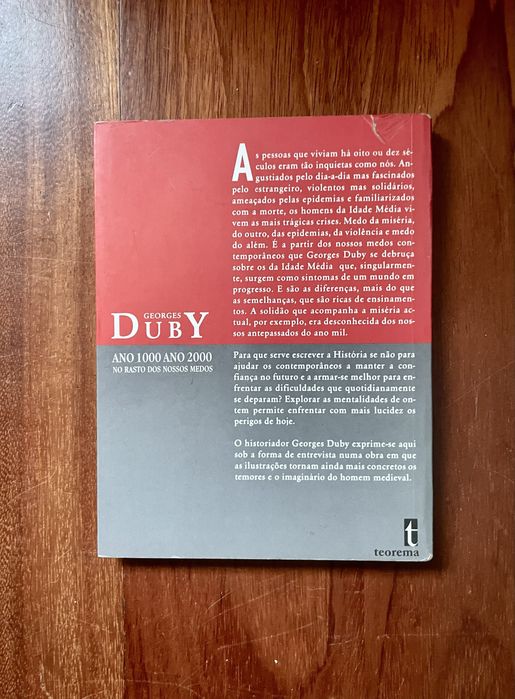 Georges Duby - Ano 1000, Ano 2000: No Rasto dos Nossos Medos