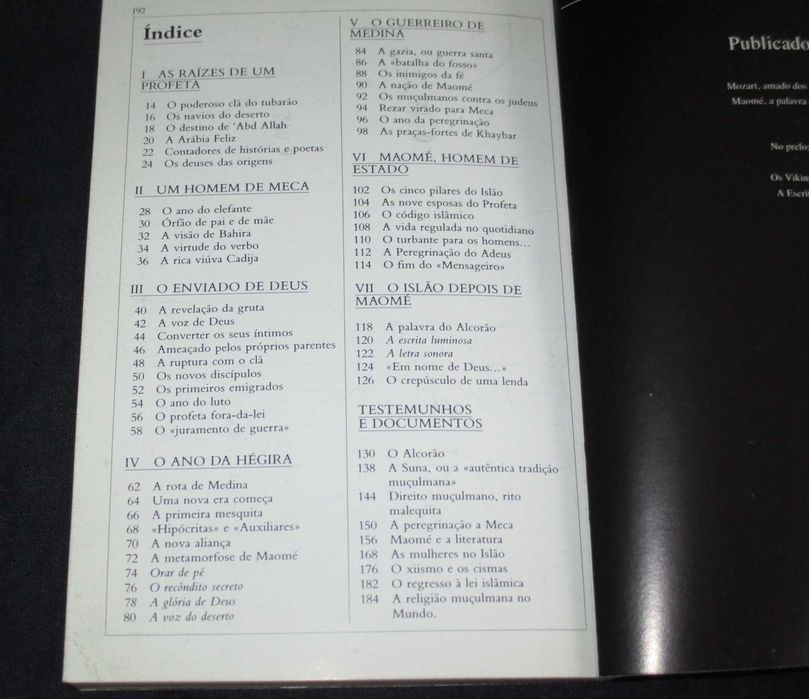 Livro Maomé a palavra de Alá Anne-Marie Delcambre