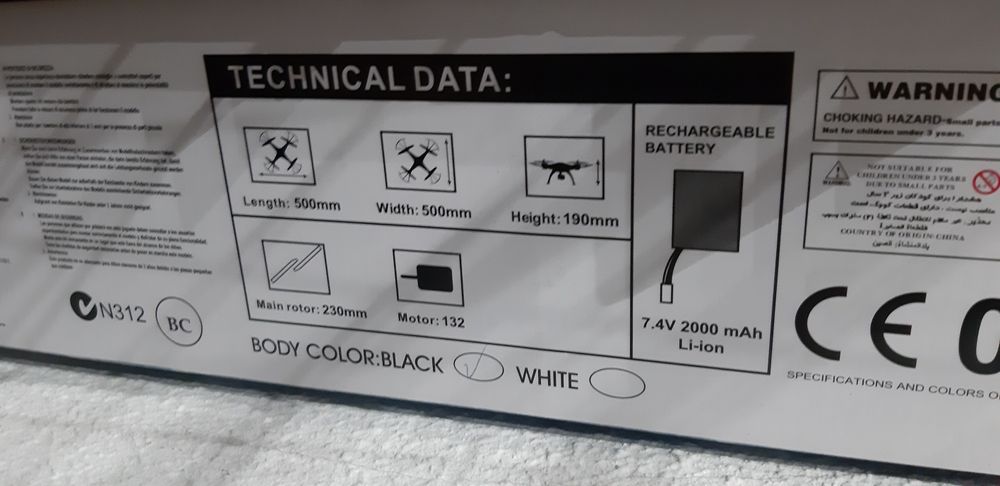 Drone Syma X8W como novo