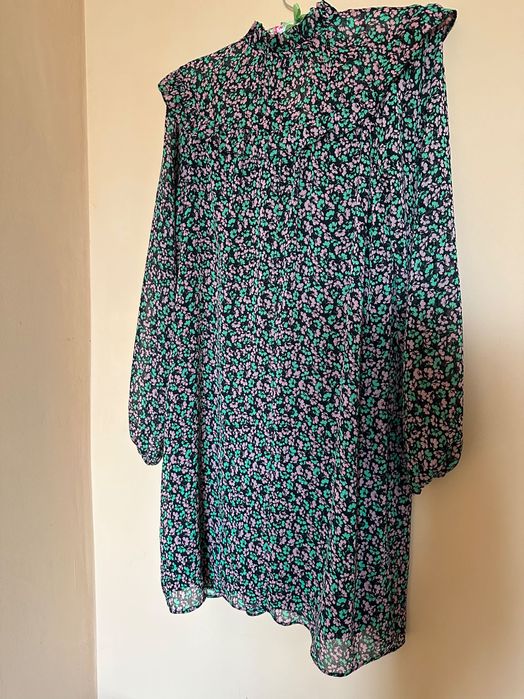 Нове шифонове міні плаття New look в принт. XS-S