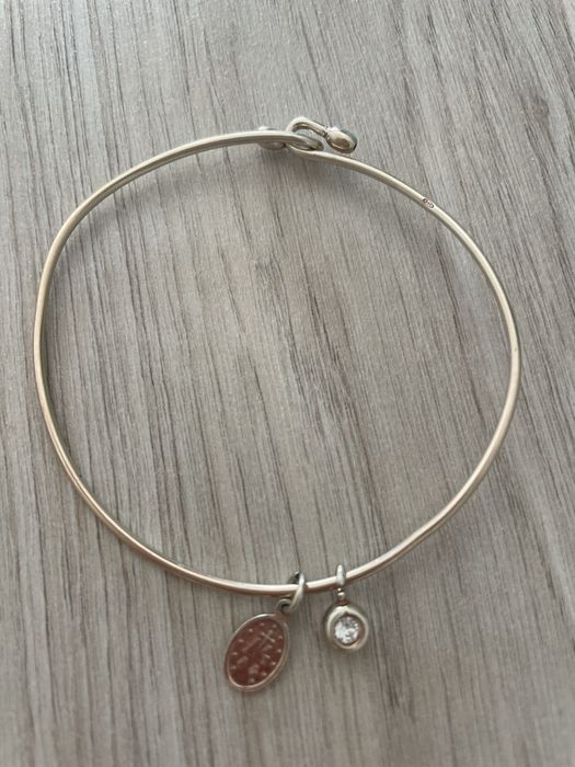Pulseira prata dourada