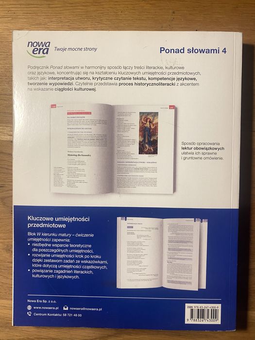 Podręcznik Ponad Słowami 4 + Maturalne karty pracy 4
