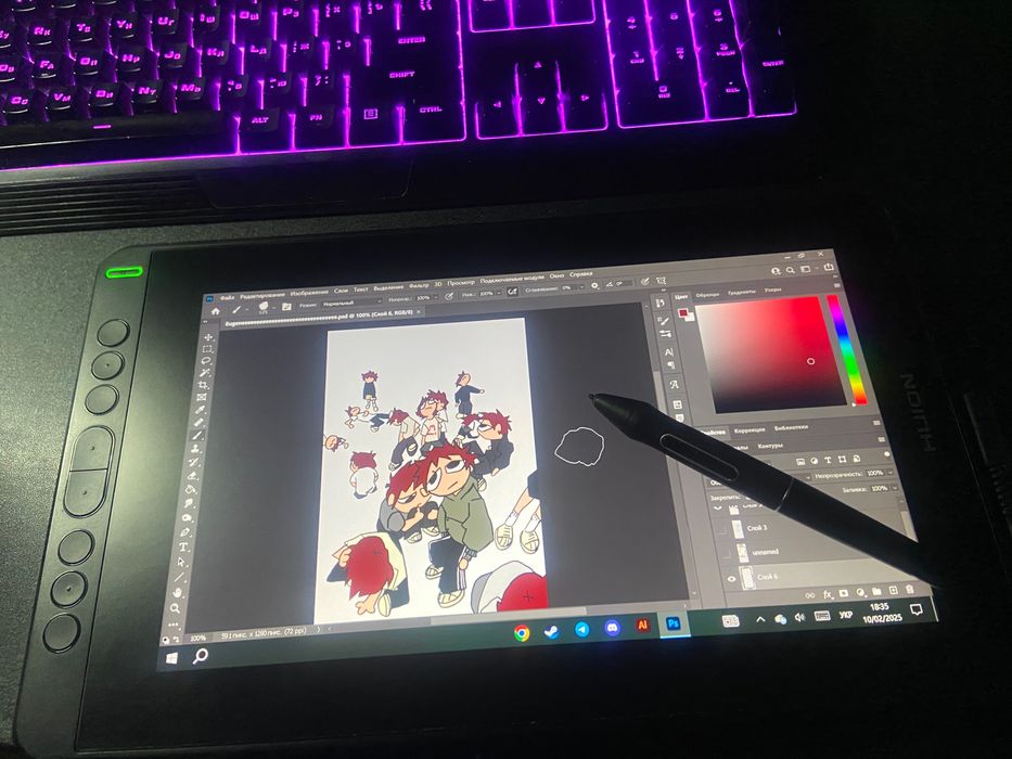 Графічний монітор Huion Kamvas 12 (GS1161) Black