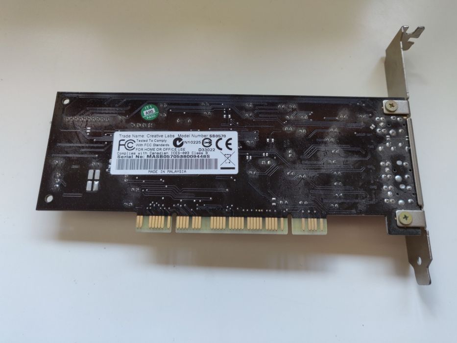 Placa de Som Creative Sound Blaster Audigy SE