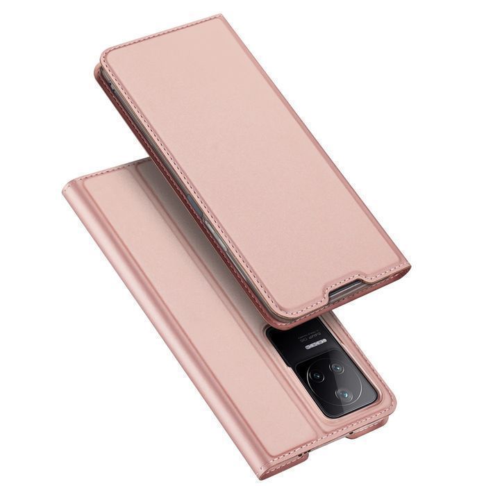 Dux Ducis Skin Pro etui pokrowiec z klapką Xiaomi Poco F4 5G różowy