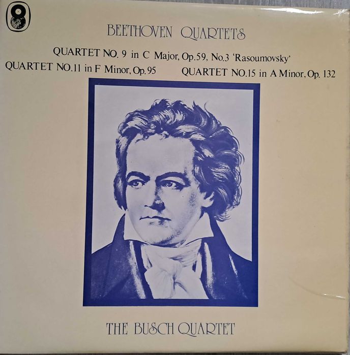 Ludwig van Beethoven kwartety smyczkowe w wykonaniu Busch Quartet.