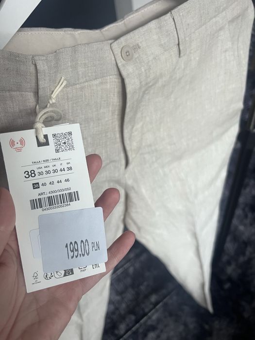 Spodnie garniturowe Zara