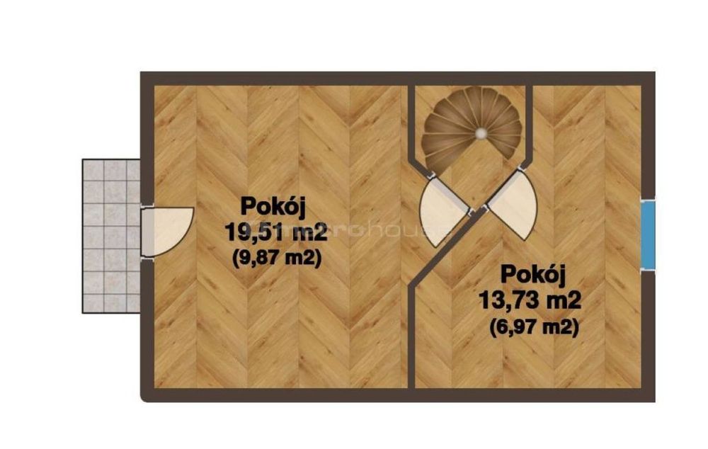 Dom w pięknej okolicy nad cichym jeziorem