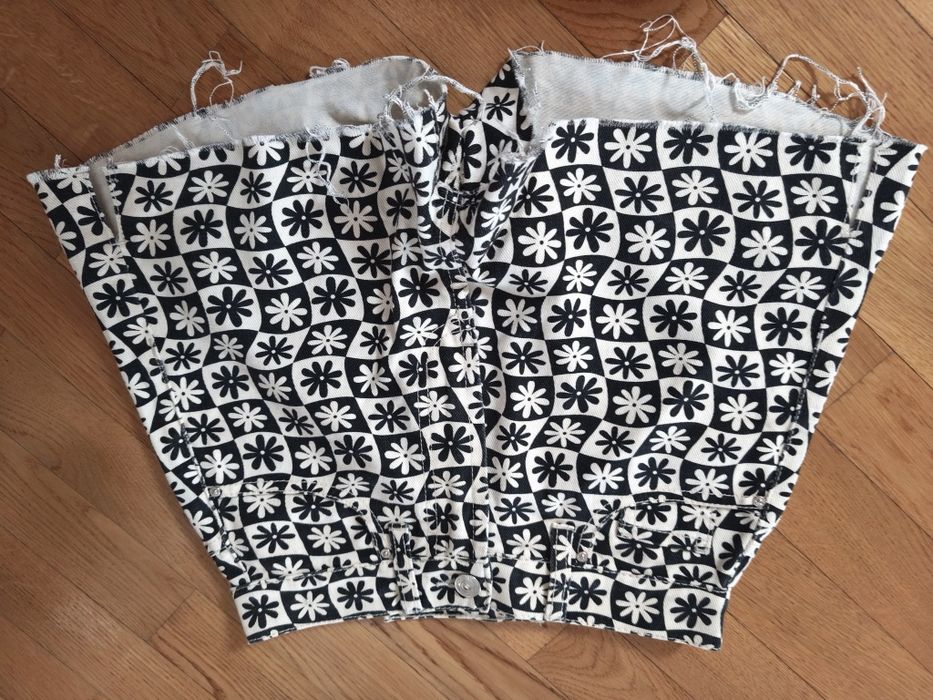 Spodenki jeansowe damskie 34 wzór