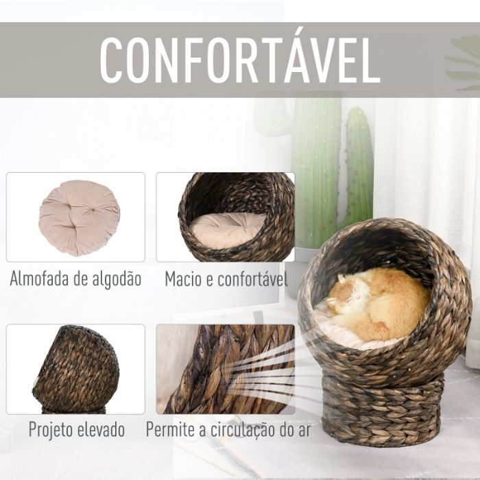 Cama para gatos casa para animais de estimação