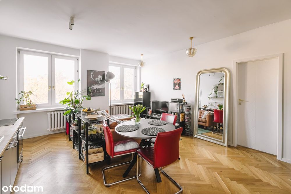 Saska Kępa | Wyjątkowe 42 m² z widokiem na zieleń | Ul. Wersalska