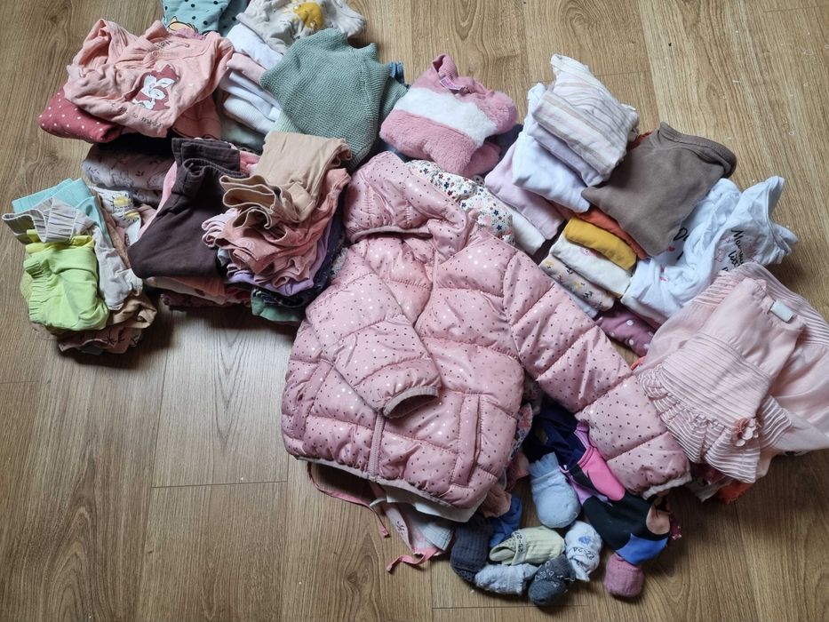 Paczka ciuszków dla dziewczynki