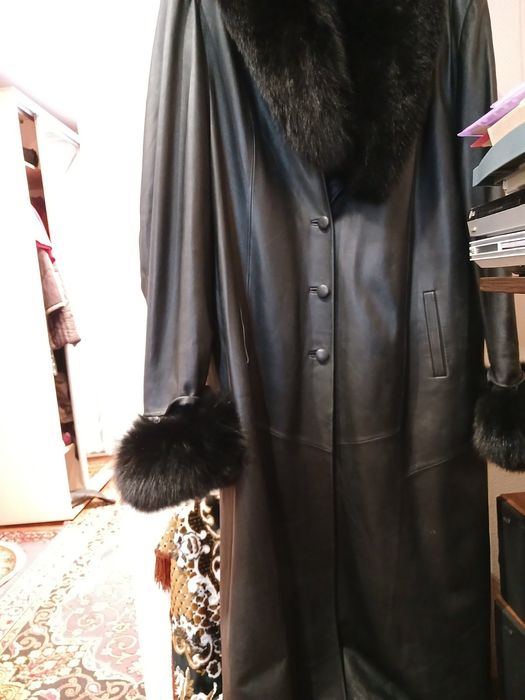 Пальто натуральна шкіра
