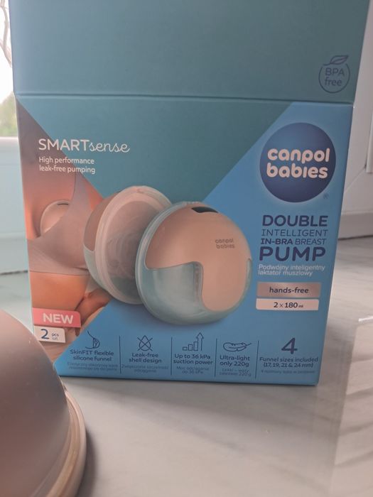 Canpol Podwójny laktator muszlowy SmartSense