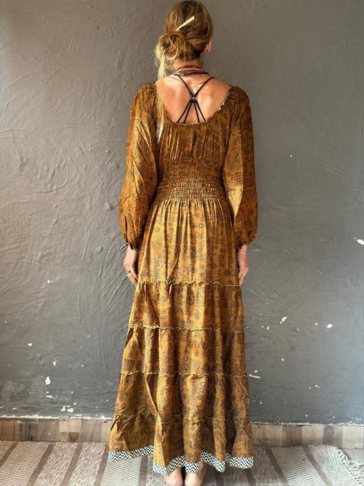 Sukienka długa boho maxi