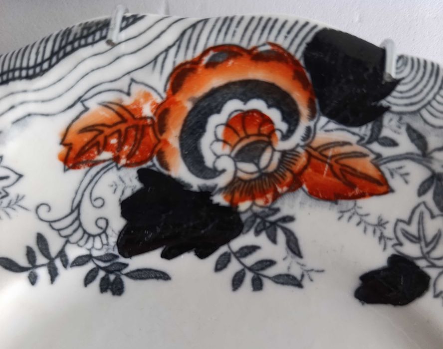 Prato Inglês policromado