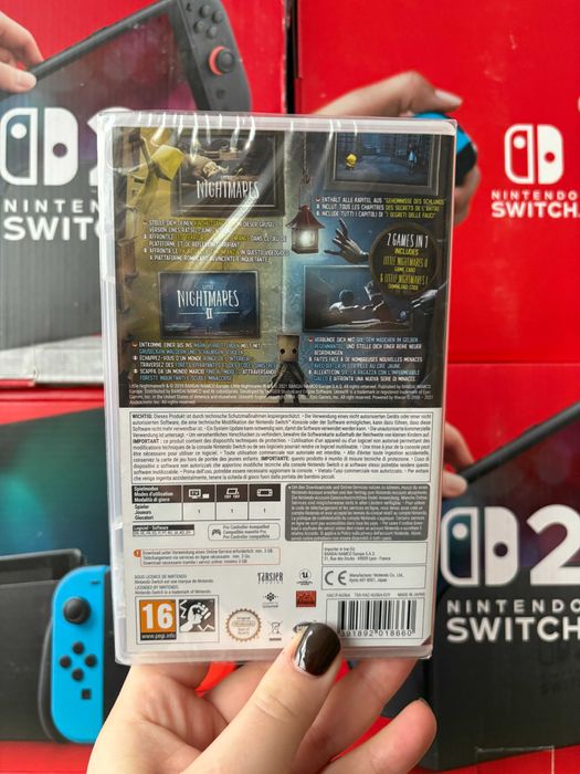 Гра Little Nightmares 1-2 на nintendo,картридж з грою на нінтендо,ліце