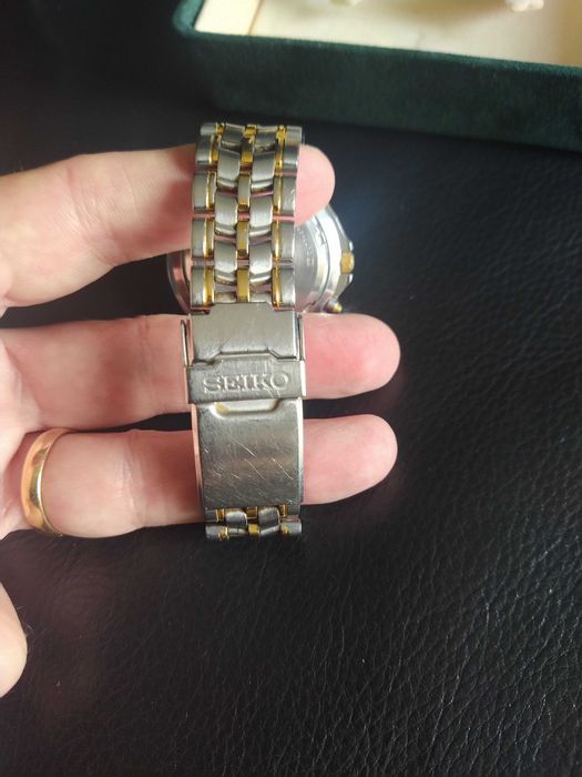 Relogio Seiko Kinetic. Com documentação, caixa, e cartaz de lançamento