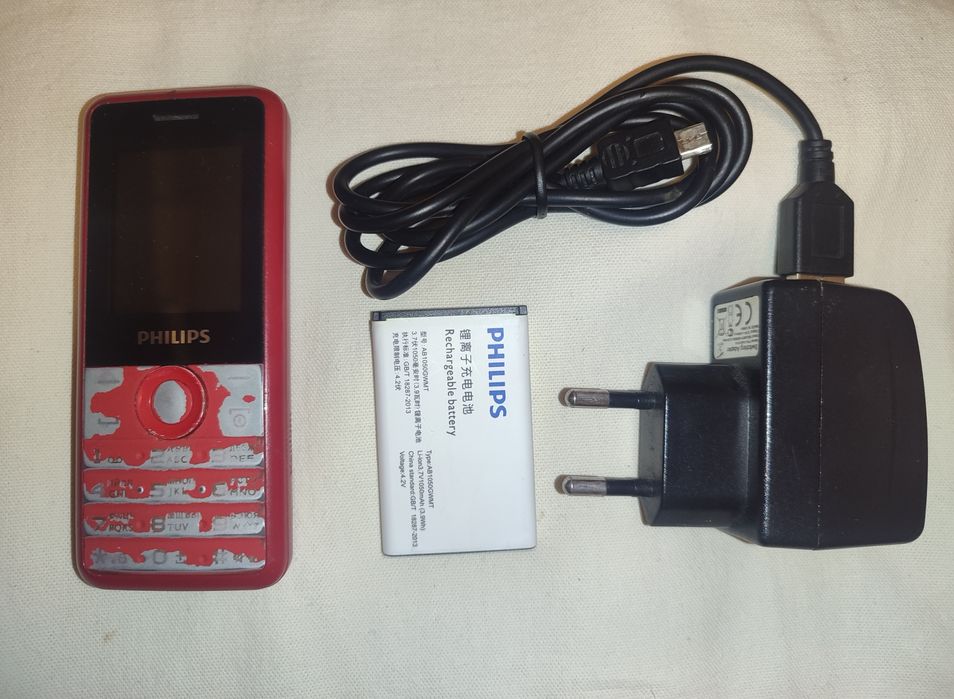 Комплект кнопочных телефонов Nokia, Philips, Sigma аккумуляторы