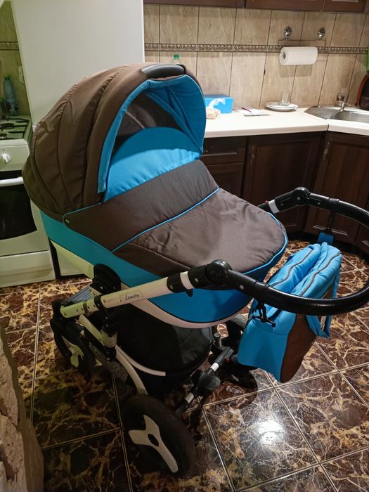 Wozek niemowlęcy 2w1 z dodatkami