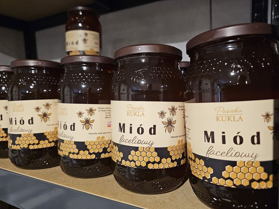 Miód  facelia lipowy wielokwiatowy  Nawlociowy-Wrzosowy  pyłek kwiatow