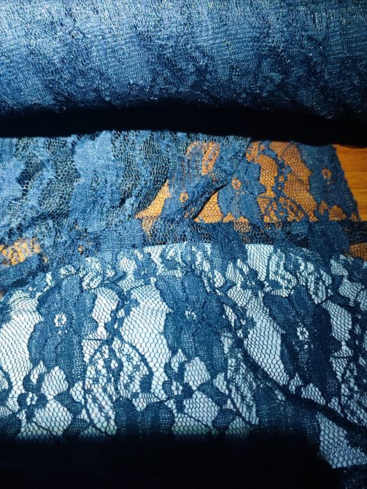 Гипюр, Сетка декор