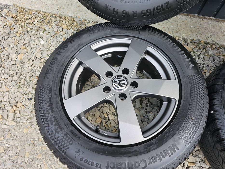 Alufelgi Volkswagen 16" 5x112 Touran Tiguan T-Roc Passat z Oponami