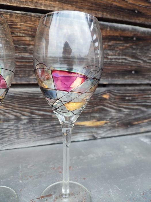 Designerskie Kieliszki do wina - K&K - Design - vintage D7
