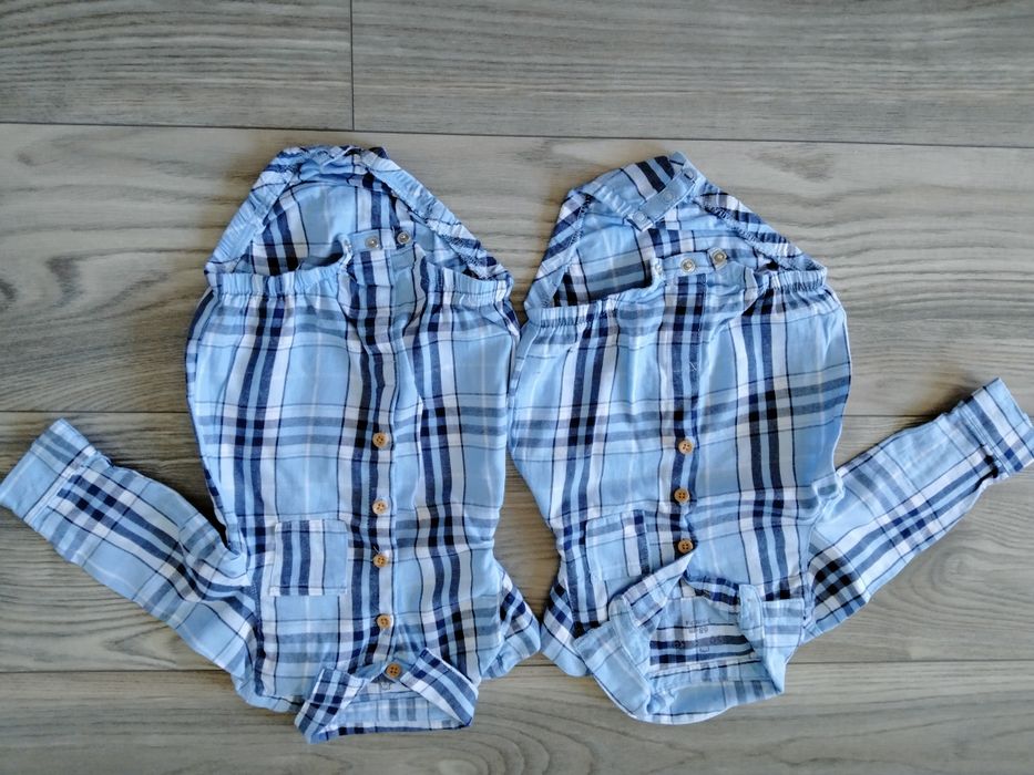 Sprzedam koszulobody koszule dla bliźniaków rozmiar 68