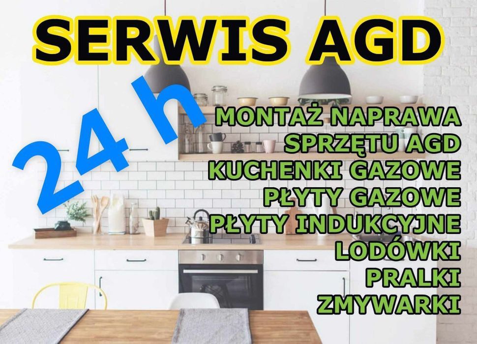 Serwis AGD, Gazownik, Elektryk. Naprawa pralek, lodówek, zmywarek.