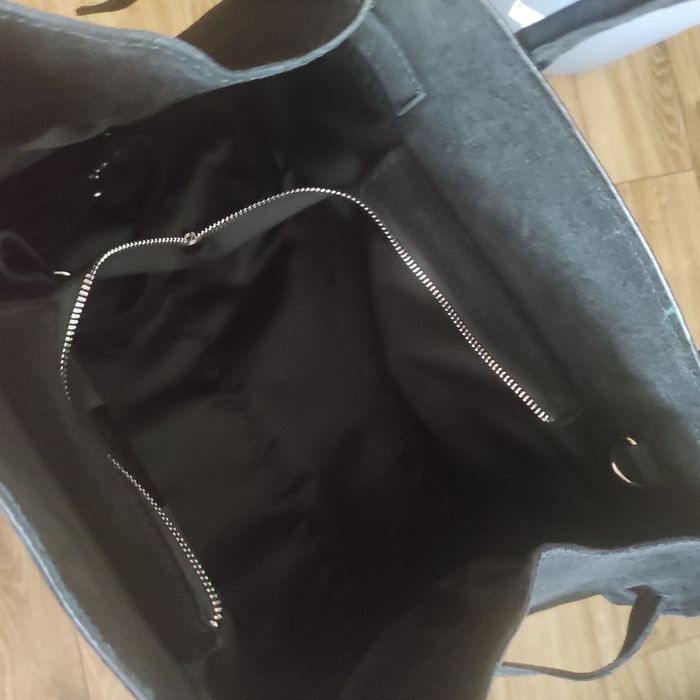 Włoska, czarna torba