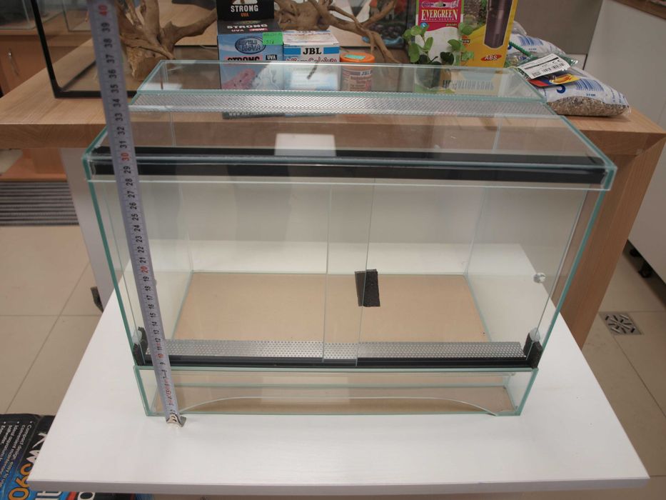 Terrarium szkło 40x25x30