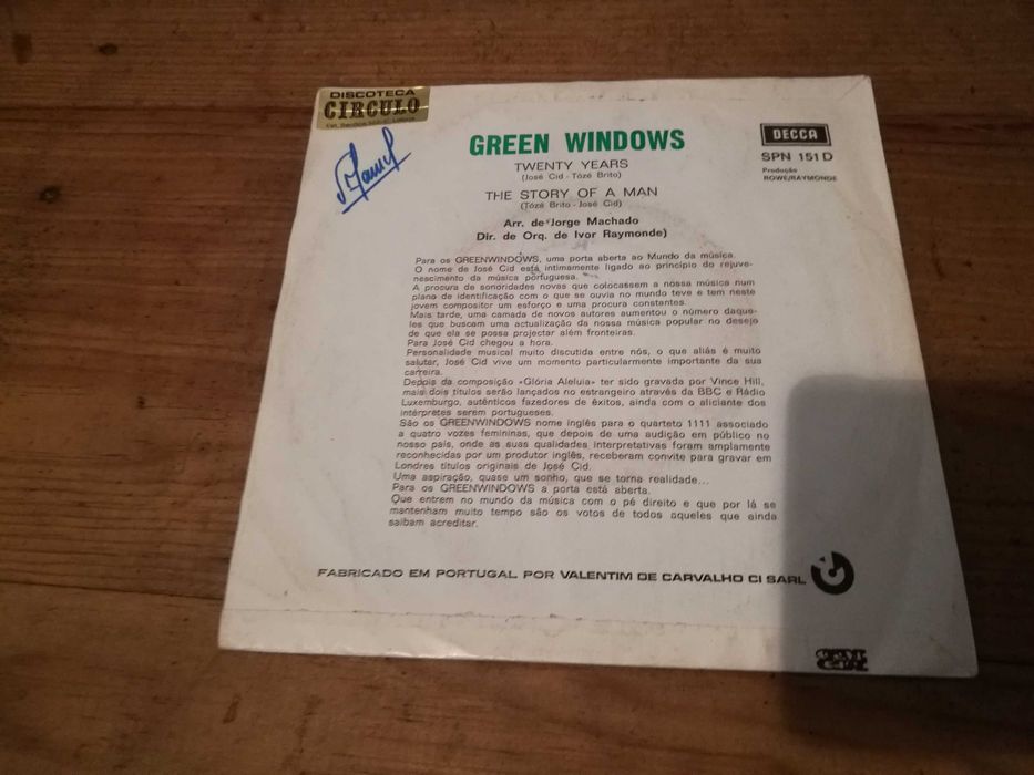 Green   Windows - Twenty Years  SINGL