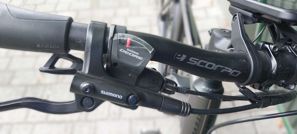 Rower trekkingowy elektryczny Stevens silnik Shimano 60Nm