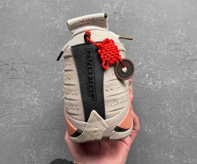 Desconto - Clot x Air Jordan 14 Low Terracota