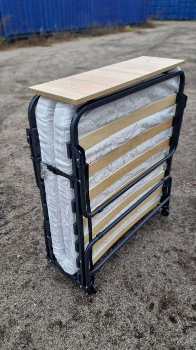 Розкладачка з матрацом ліжко складне розкладушка кровать раскладушка