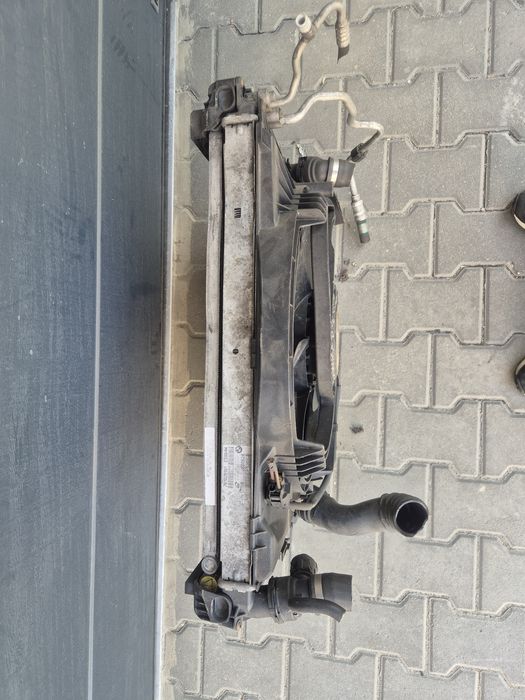 Chłodnica wody klimy wentylator BMW E90 E91 E92 e93