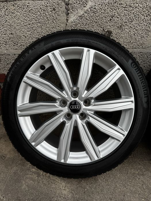 Oryginalne Koła Zimowe R19 5x112 Audi 4K0 A6 C8 C7 S6 Opony 245/45/19