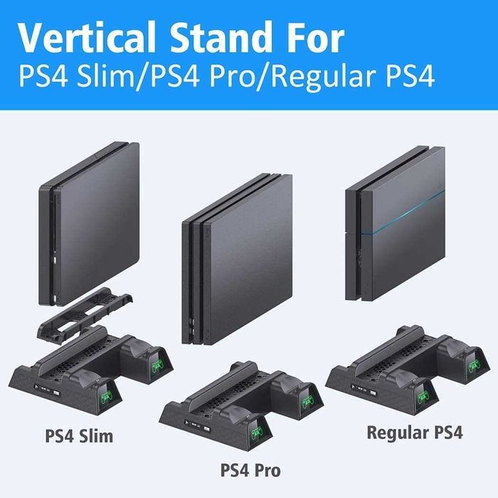 Podwójna stacja do kontrolera Pada Ładowarka OIVO PS4/PS4 Pro/PS4 Slim