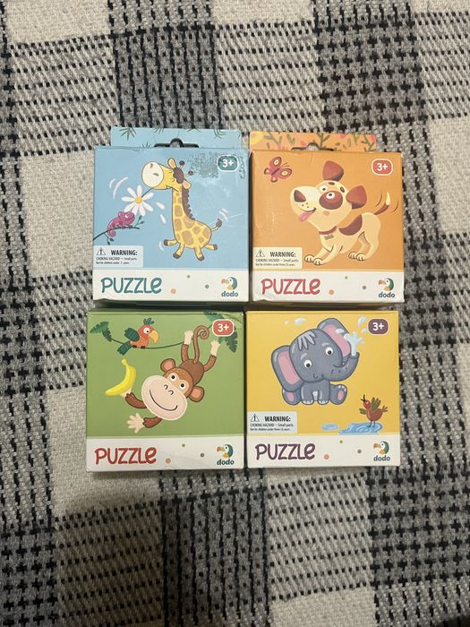 Набір пазлів з тваринами на 16 елементів від Dodo