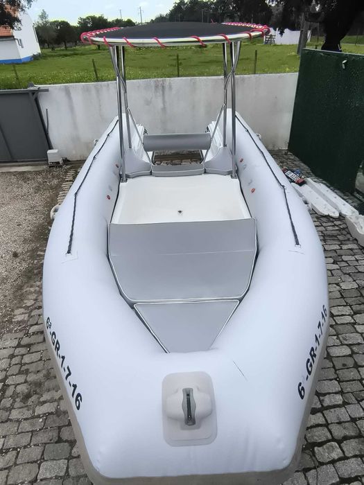 Semi rigido sealver waveboat rib606 para mota de agua