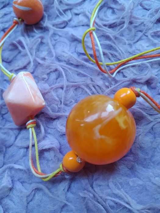 Летнее колье - бусы