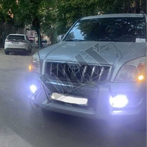 Дневные ходовые огни (с желтым поворотником), Тойота Ленд Крузер Прадо