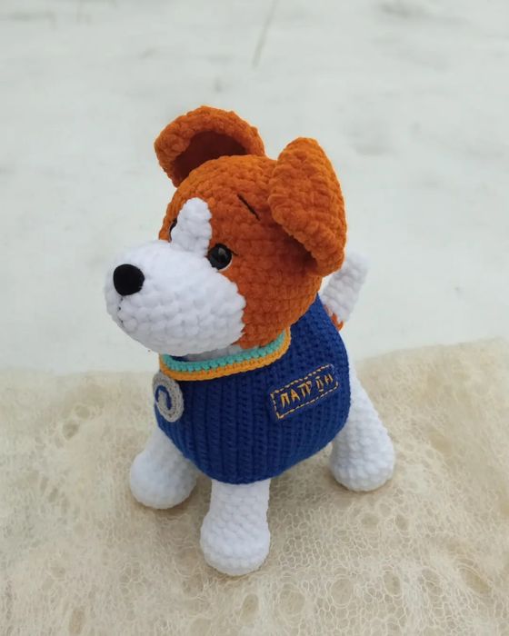 В НАЯВНОСТІ Пес Патрон, Собачка Патрон ,Балаклава, Баранчик Шон,вязана