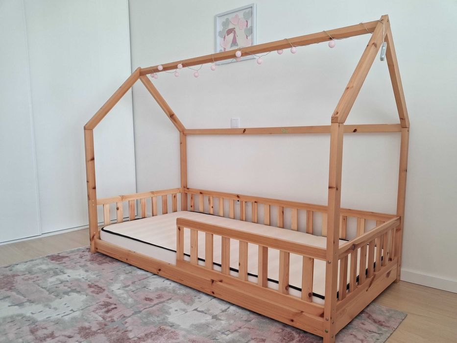 Cama Tenda Madeira Montessori