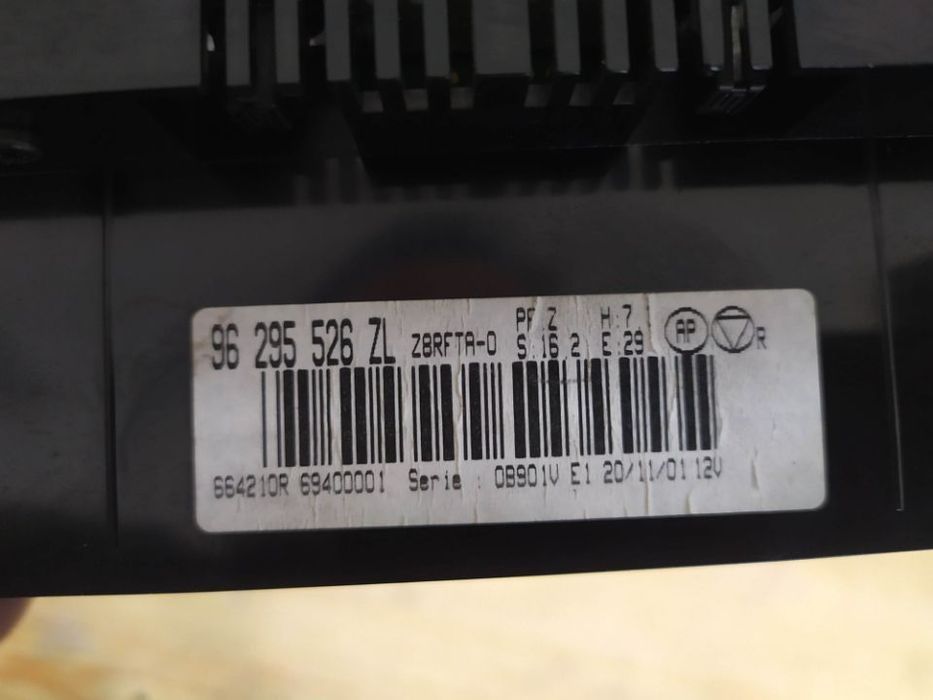 COMANDO SOFAGEM AC PEUGEOT 607 96295526ZL