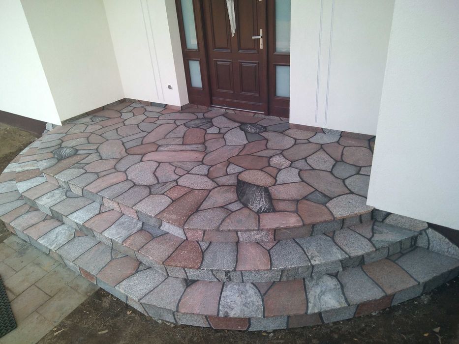 Kamień polny"piętki" płomieniowane